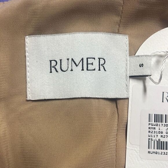 Revolve Rumer Womens S Gypsy A Line Mini Dress Purple Cutouts Long Sleeve NWT - Picture 8 of 12